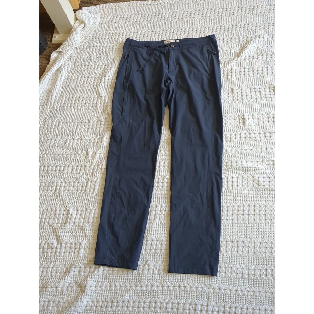 Fjallraven High Coast Trail Trouser Size 12 Straight Leg 32-33 Blue Women 34X32